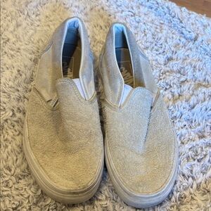 Vans‎ Beige Slip-On Sneakers